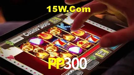 Tela de boas-vindas e lobby de jogos do aplicativo PP300